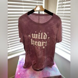 Torrid size 1 Wild Heart short sleeve tee. NWOT